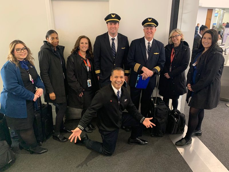 United Airlines flight crew